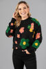 Imagen de Sweater Floral Cuello Redondo