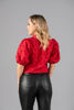 Imagen de Blusa Mangas Balloon Cuello Chino