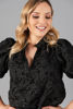 Imagen de Blusa Mangas Balloon Cuello Chino