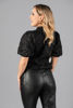 Imagen de Blusa Mangas Balloon Cuello Chino