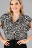 Imagen de Blusa Animal Print Manga Corta      (Exclusivo Pagina)