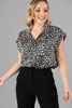 Imagen de Blusa Animal Print Manga Corta      (Exclusivo Pagina)