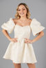 Imagen de Vestido Off Shoulder Con Hilo Dorado, Tela Jacquard   (Exclusivo Pagina)