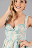 Imagen de Vestido Floral, Estilo Corse, Tela Jacquard     (Exclusivo Pagina)
