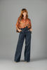 Imagen de Pantalon Palazzo Pretina Alta, Material Denim   ( Exclusivo Pagina)