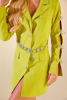 Imagen de Vestido Estilo Blazer, Accesorio Metal, Mangas