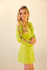 Imagen de Vestido Estilo Blazer, Accesorio Metal, Mangas