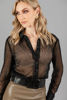 Imagen de Blusa Camisera Trasparente  Brillo     (Exclusiva Pagina)