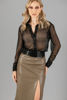 Imagen de Blusa Camisera Trasparente  Brillo     (Exclusiva Pagina)