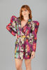 Imagen de Vestido Estilo Blazer, Mangas Recogidas