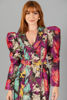 Imagen de Vestido Estilo Blazer, Mangas Recogidas