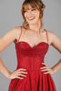 Imagen de Vestido Corse Falda Amplia, Con Brillo