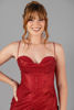 Imagen de Vestido Estilo Corse Brillo Tirantes