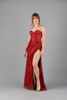 Imagen de Vestido Estilo Corse Brillo Tirantes