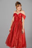 Imagen de Vestido Off Shoulder, Falda Amplia, Brillo     (Exclusivo Pagina)
