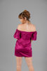 Imagen de Vestido Satin Off Shoulder
