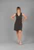 Imagen de Vestido Cuello V, Sin Mangas, Brillo