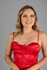 Imagen de Maxi Dress, Estilo Corse En Satin