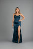 Imagen de Maxi Dress, Estilo Corse En Satin