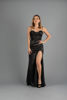 Imagen de Maxi Dress, Estilo Corse En Satin