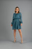 Imagen de Vestido Manga larga, Elastico Cintura, Abierto Espalda    ( Exclusivo Pagina)