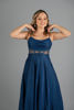 Imagen de Maxi Dress Satin Estilo Corse, Con Trasparencia y Brillo