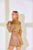 Imagen de Vestido Cuerina, Falda Campana
