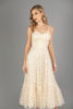 Imagen de Vestido Tirantes Detalle Print Mariposas  En Relieeve