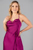 Imagen de Vestido Satin Tirantes, Cuello Bobo, Espalda Descubierta
