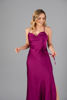 Imagen de Vestido Satin Tirantes, Cuello Bobo, Espalda Descubierta