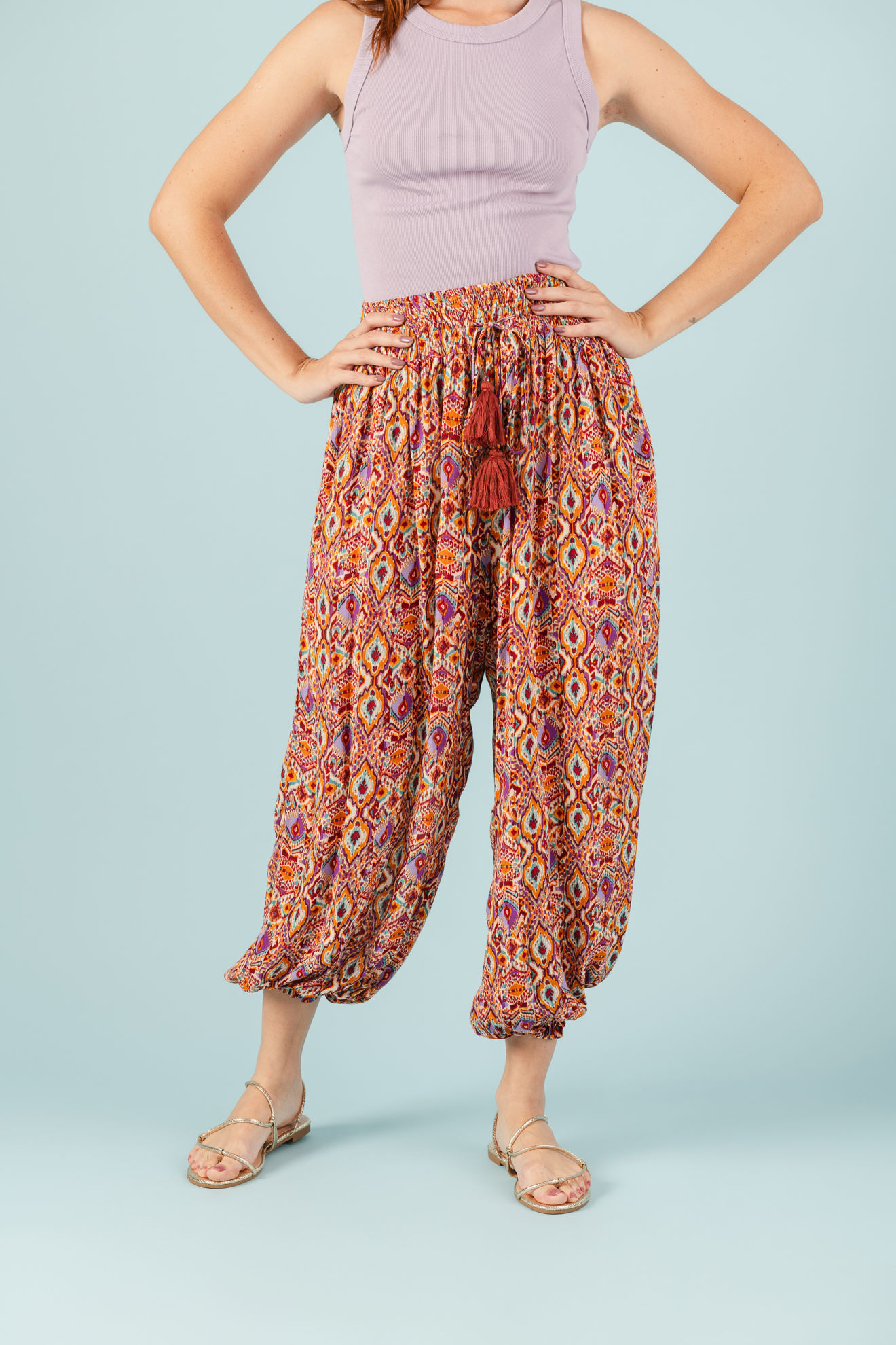 Imagen de Pantalón Jogger Rayon Estampado