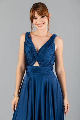 Imagen de Maxi Dress Satin Nudo Blusa