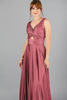 Imagen de Maxi Dress Satin Nudo Blusa