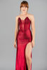 Imagen de Maxi Dress Straple,Estilo Corse, Abalorios