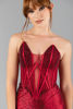 Imagen de Maxi Dress Straple,Estilo Corse, Abalorios
