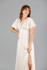 Imagen de Vestido Satin Cuello V Manga Campana     (Exclusivo Pagina)