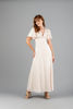 Imagen de Vestido Satin Cuello V Manga Campana     (Exclusivo Pagina)