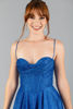 Imagen de Vestido Corse Falda Amplia, Con Brillo