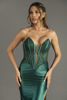 Imagen de Maxi Dress Straple,Estilo Corse, Abalorios