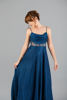 Imagen de Maxi Dress Satin Estilo Corse, Con Trasparencia y Brillo.      (Exclusivo de pagina)