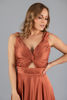 Imagen de Maxi Dress Satin Nudo Blusa
