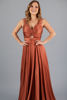 Imagen de Maxi Dress Satin Nudo Blusa