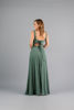 Imagen de Maxi Dress Seda Detalle Espalda, Abertura Falda