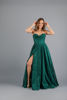 Imagen de Vestido Corse Falda Amplia, Con Brillo
