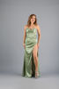 Imagen de Maxi Dress Satin Estilo Corse, Detalle Espalda