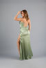 Imagen de Maxi Dress Satin Estilo Corse, Detalle Espalda