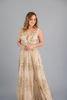 Imagen de Maxi Dress Escote Profundo, Brillo