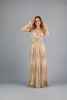 Imagen de Maxi Dress Escote Profundo, Brillo