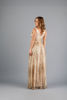 Imagen de Maxi Dress Escote Profundo, Brillo