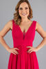 Imagen de Maxi Dress Cuello V  (Nido Abeja Espalda)